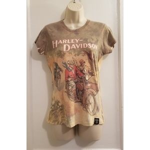 Harley Davidson vintage print tee